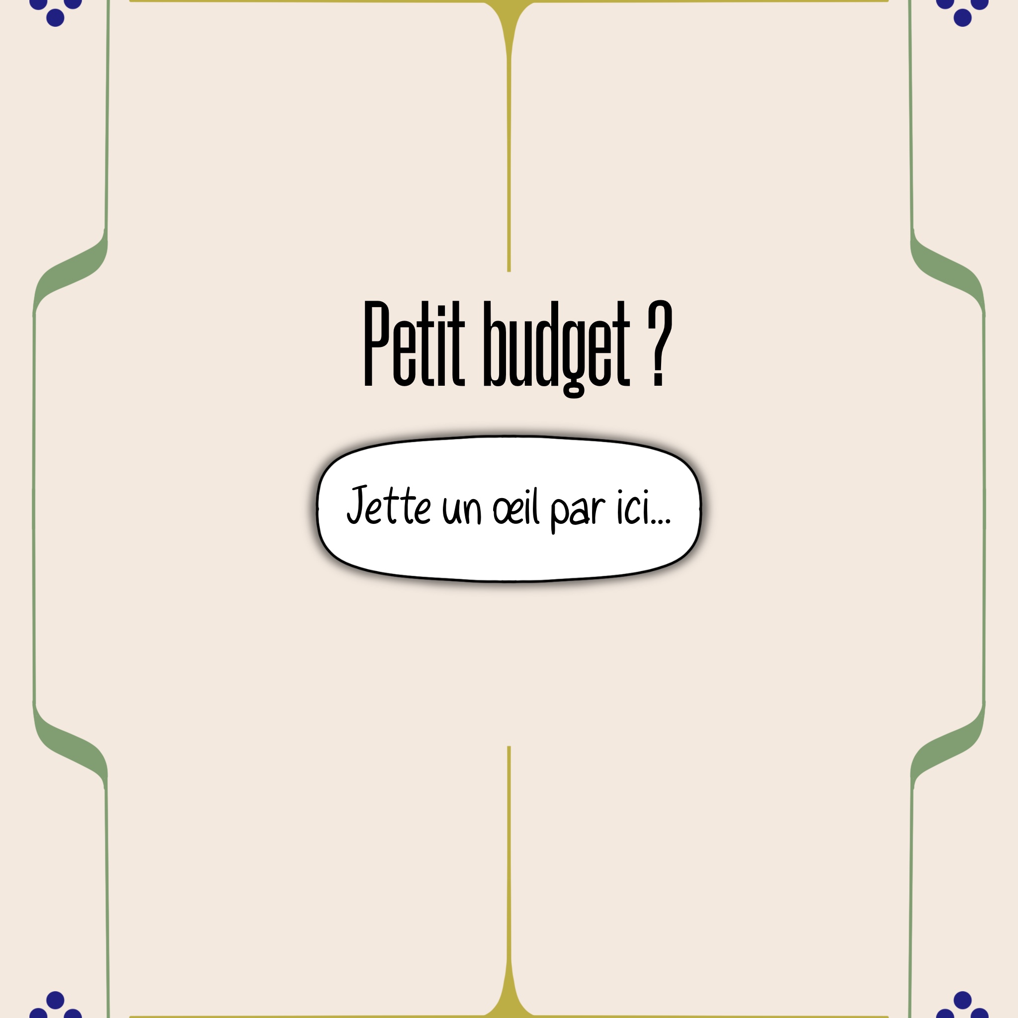 Petit budget
